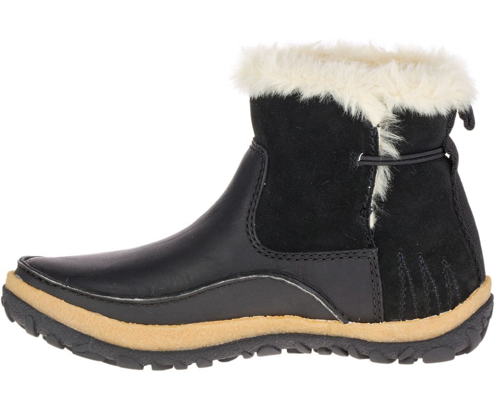 Merrell Støvler Dame - Tremblant Pull On Polar Waterproof - Sort - PUW028971